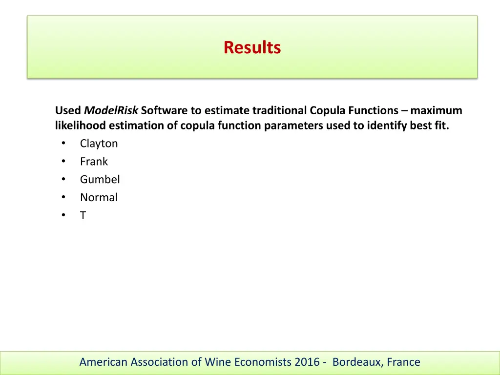 results