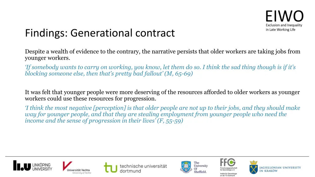 findings generational contract