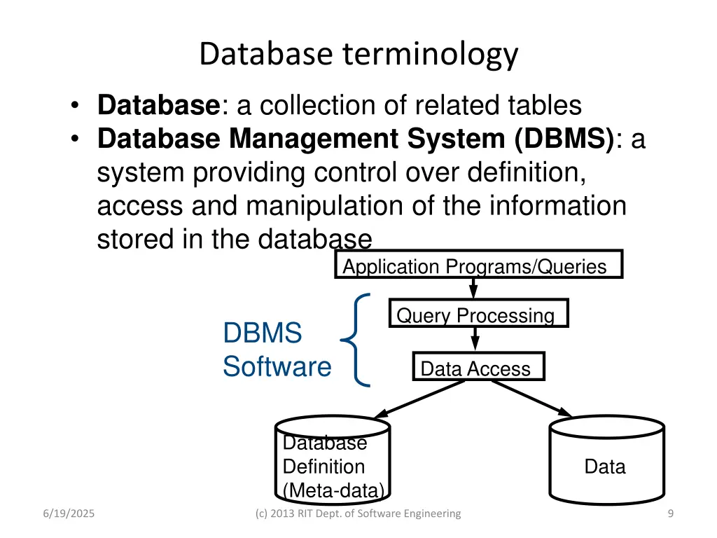 database terminology 2