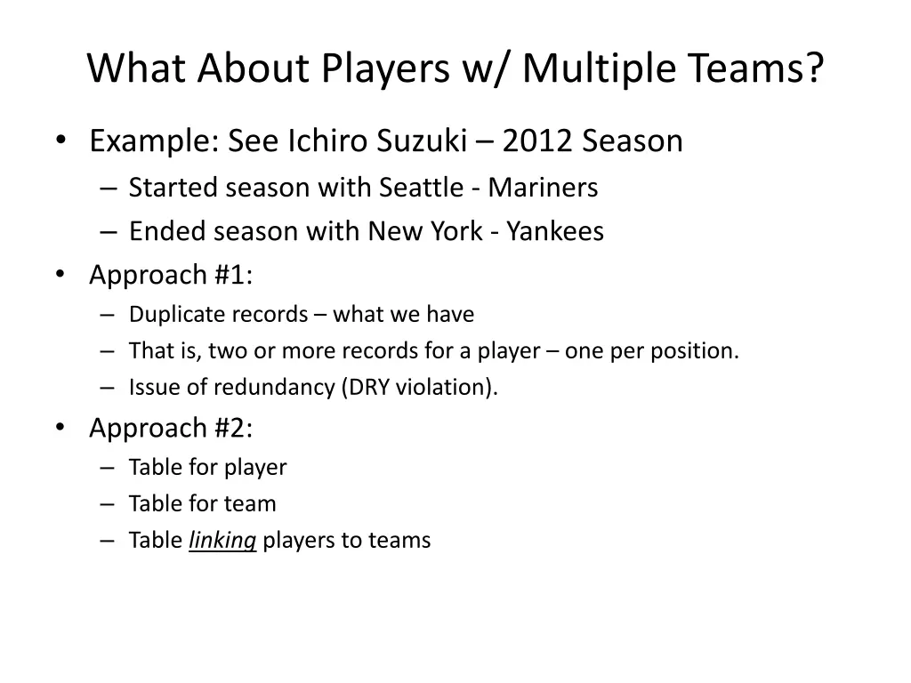 what about players w multiple teams