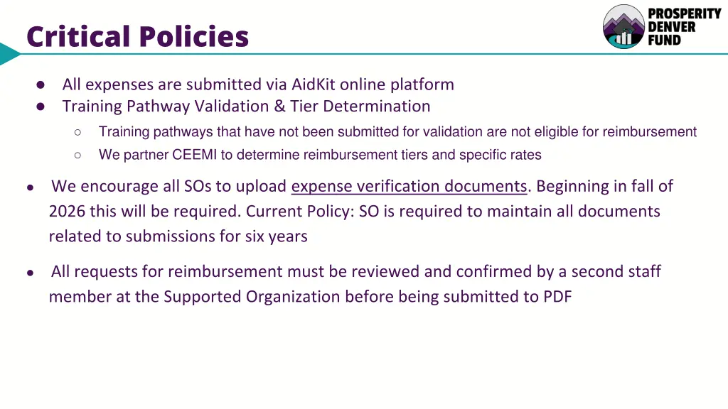 critical policies