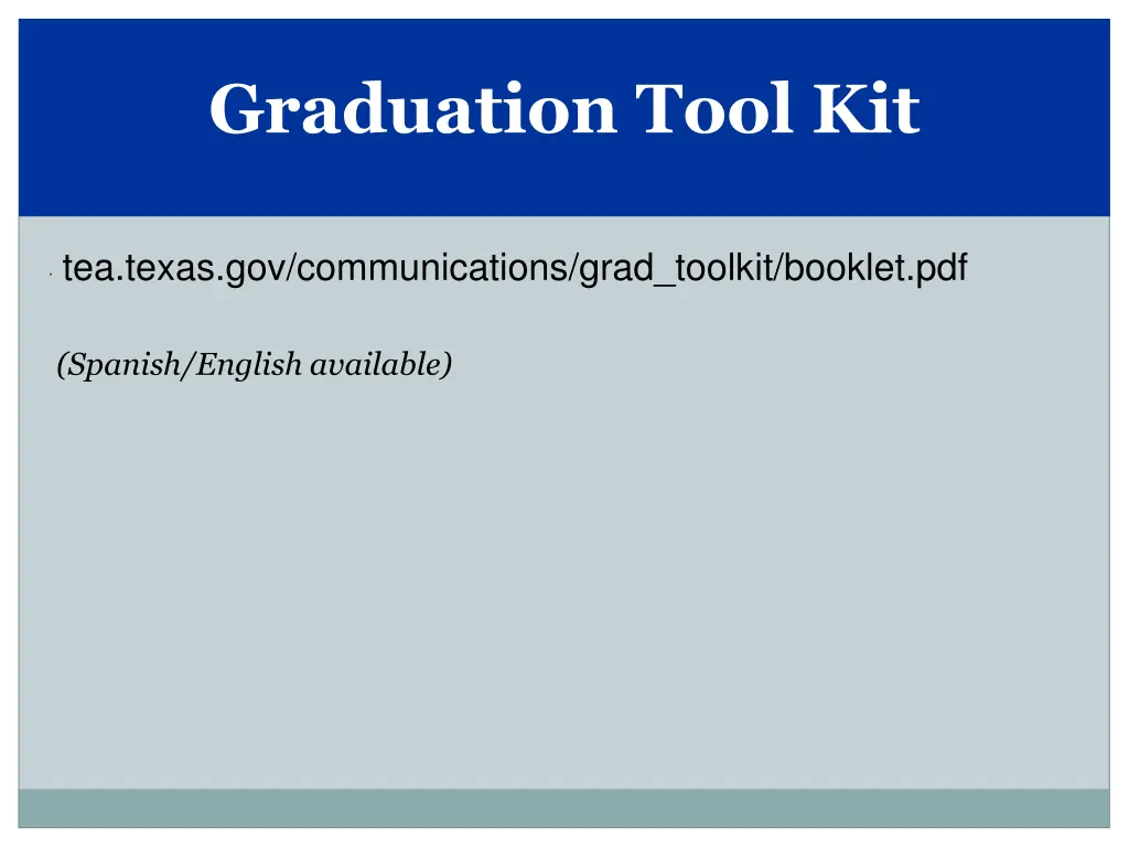 graduation tool kit