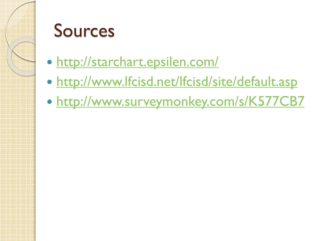 sources