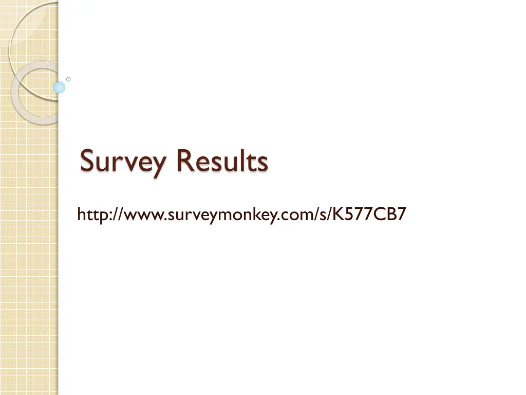 survey results