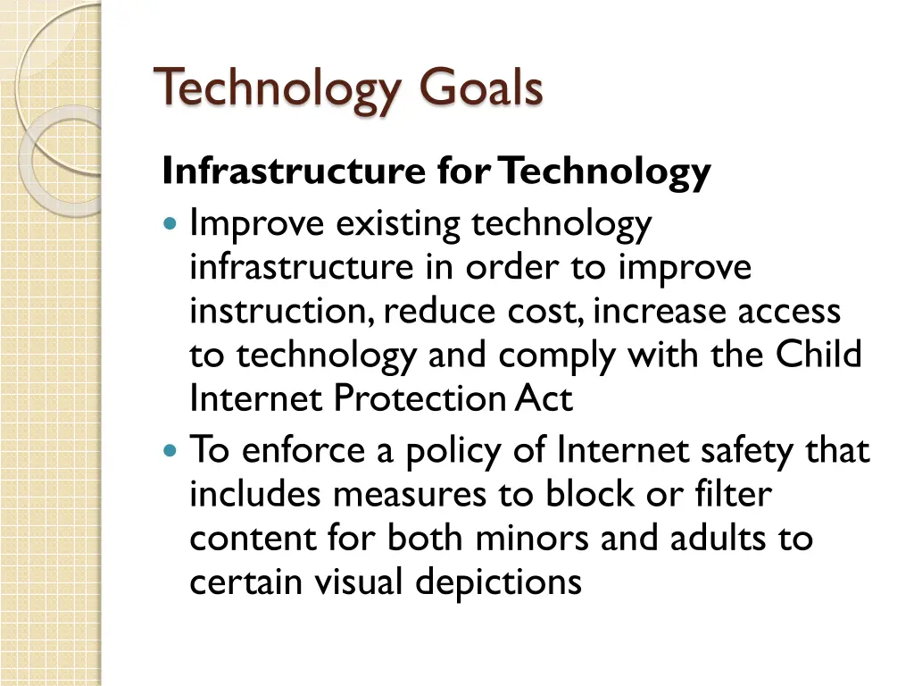 technology goals 3