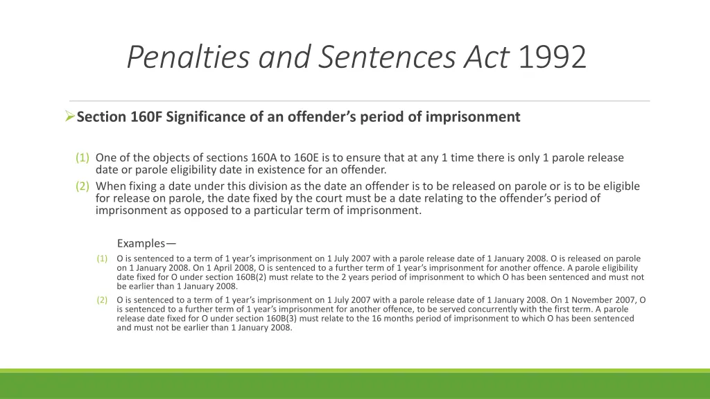 penalties and sentences act 1992 4
