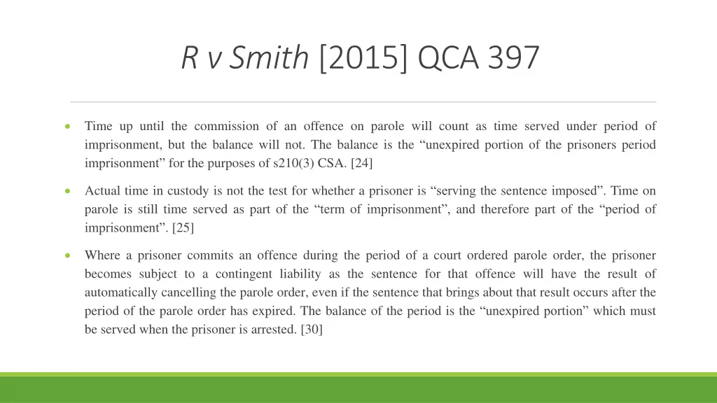 r v smith 2015 qca 397
