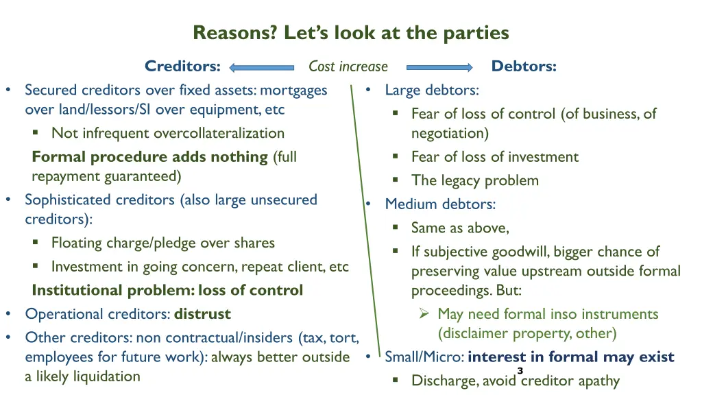 reasons let s look at the parties