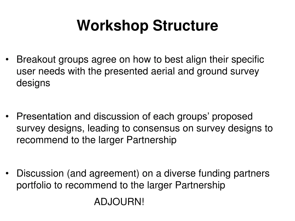 workshop structure 1