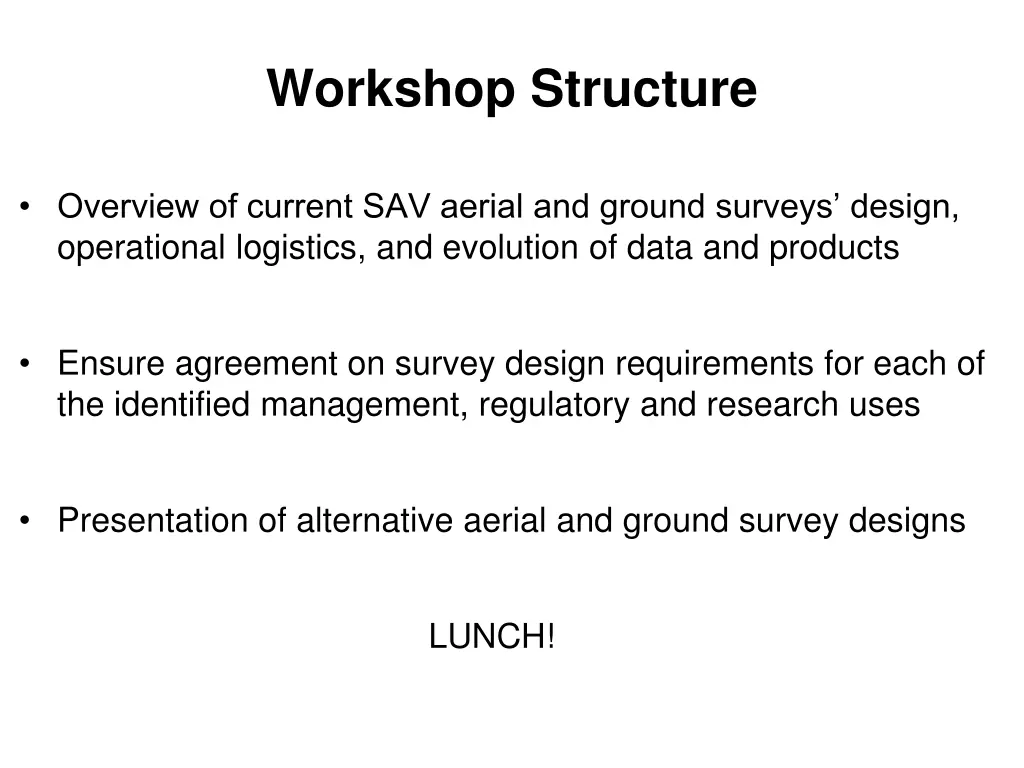 workshop structure