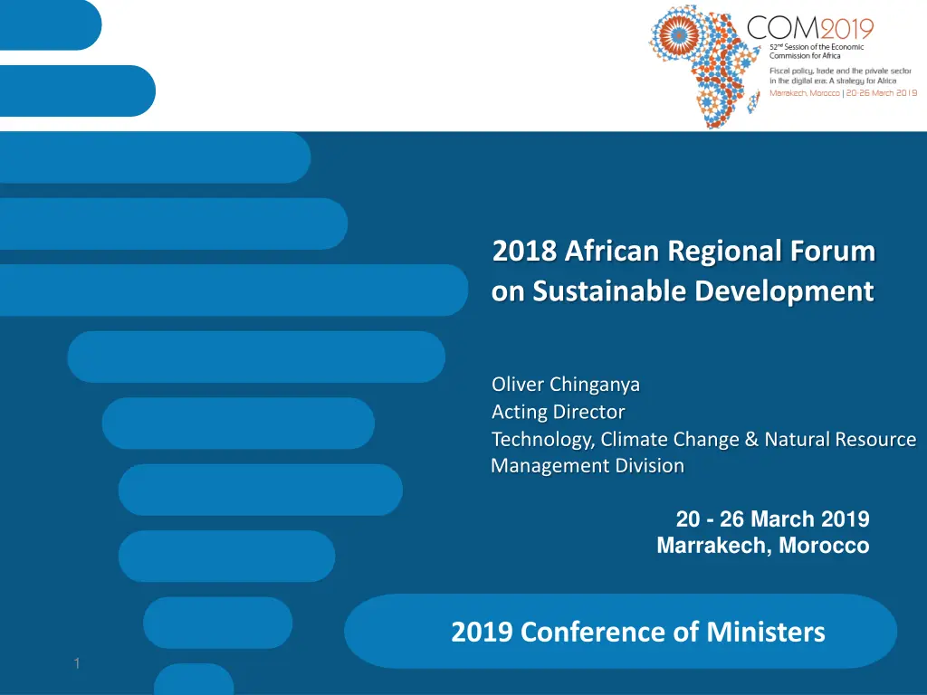 2018 african regional forum on sustainable
