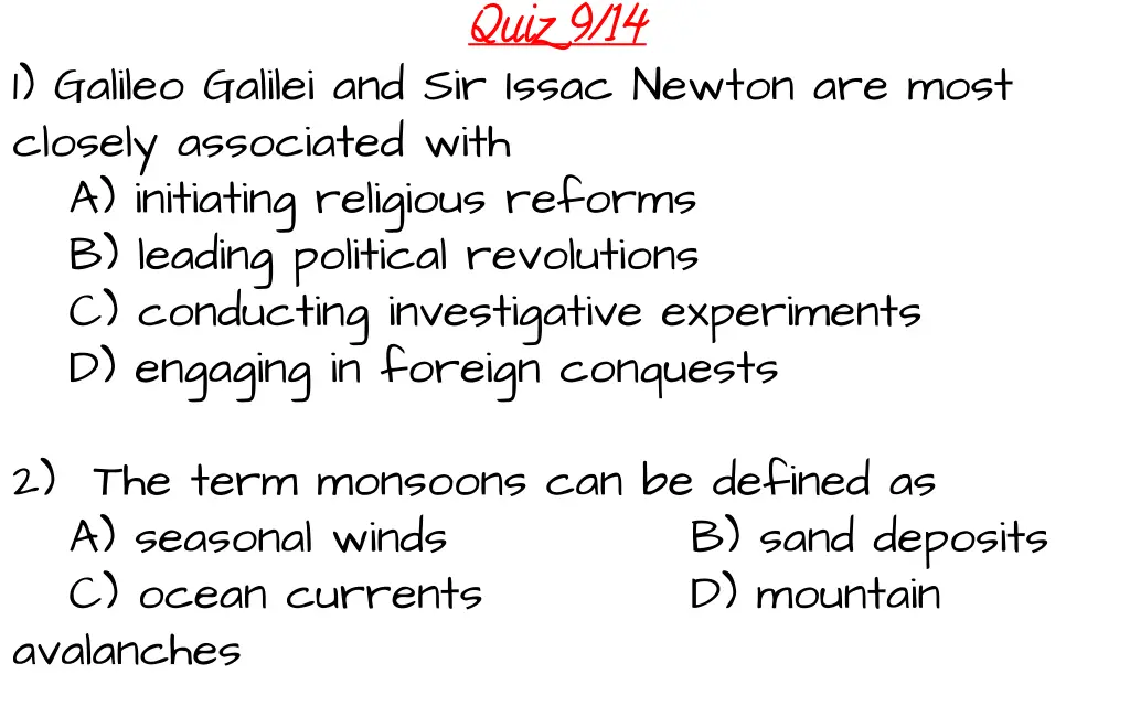 quiz 9 14
