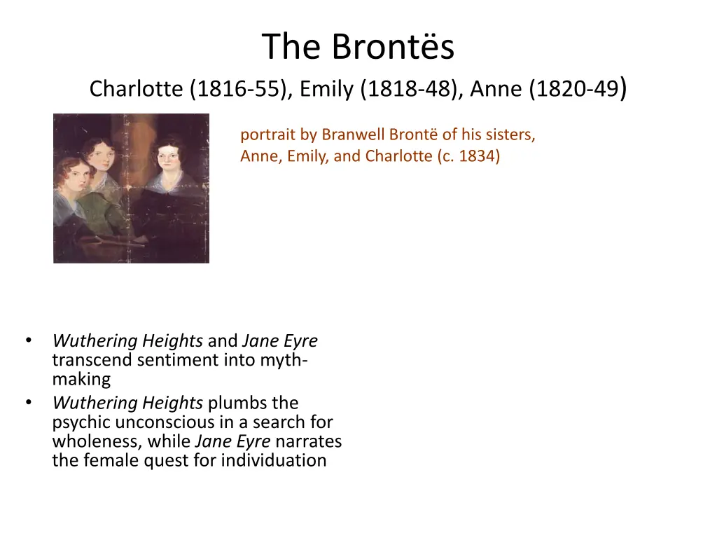 the bront s