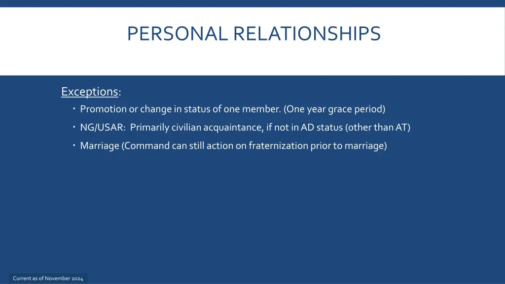 personal relationships 1