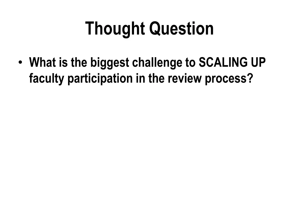 thought question