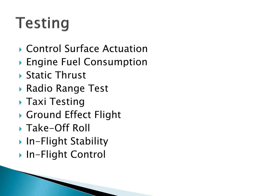 control surface actuation engine fuel consumption