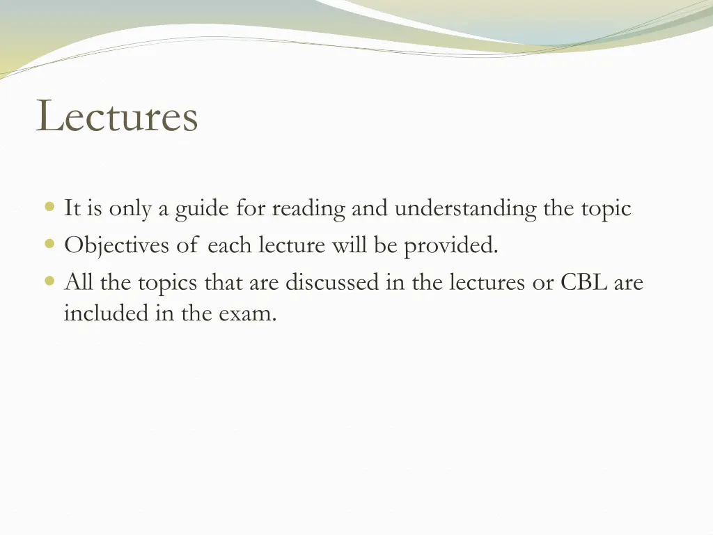 lectures