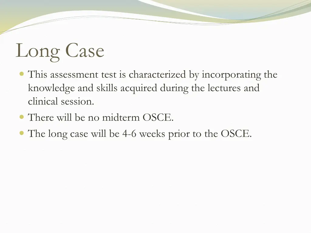 long case