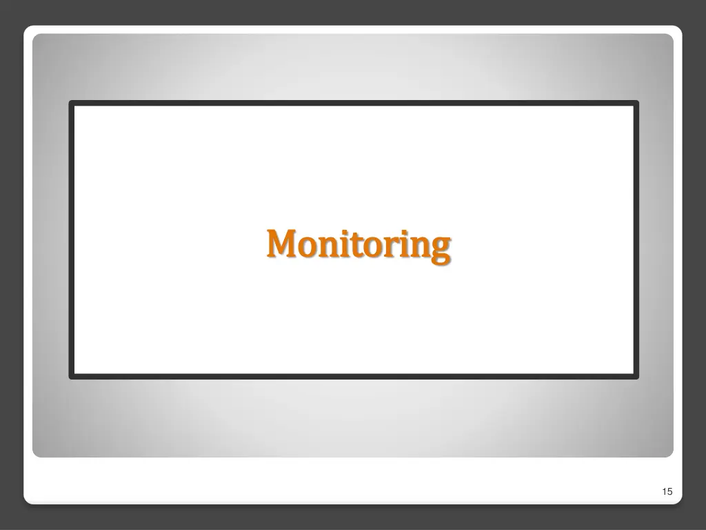 monitoring monitoring