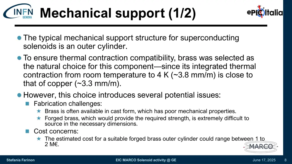 mechanical support 1 2