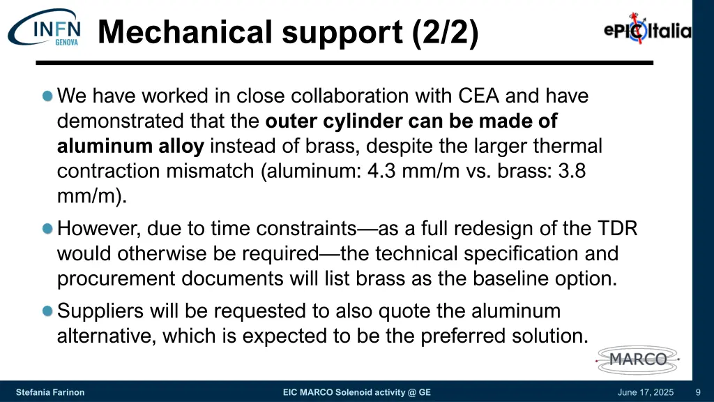 mechanical support 2 2