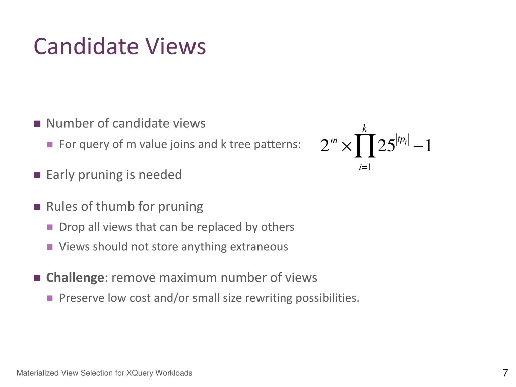 candidate views 1