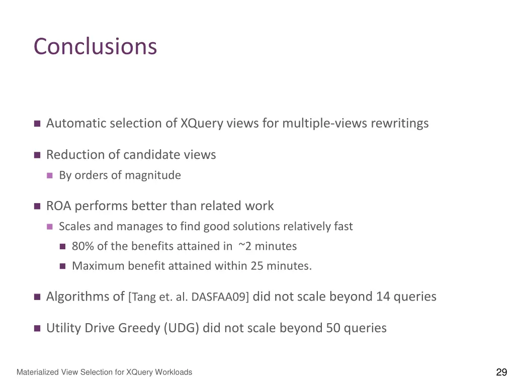 conclusions