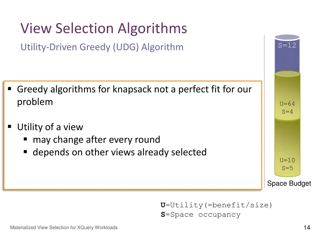 view selection algorithms 3