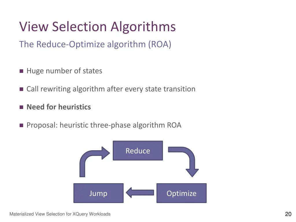 view selection algorithms 9
