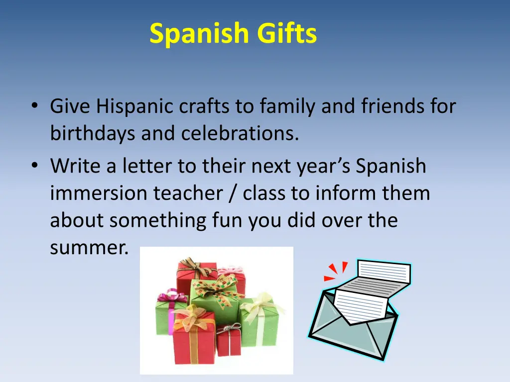 spanish gifts