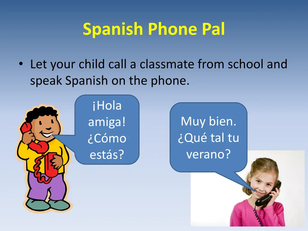 spanish phone pal