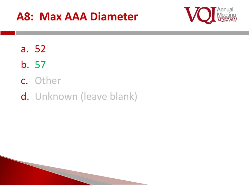 a8 max aaa diameter