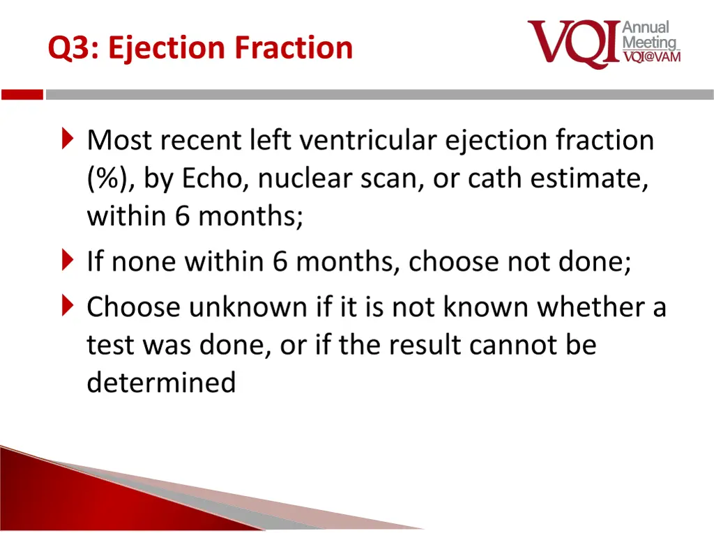 q3 ejection fraction