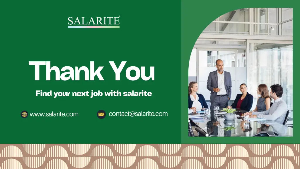 thank you find your next job with salarite