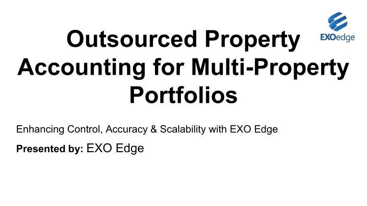 outsourced property accounting for multi property