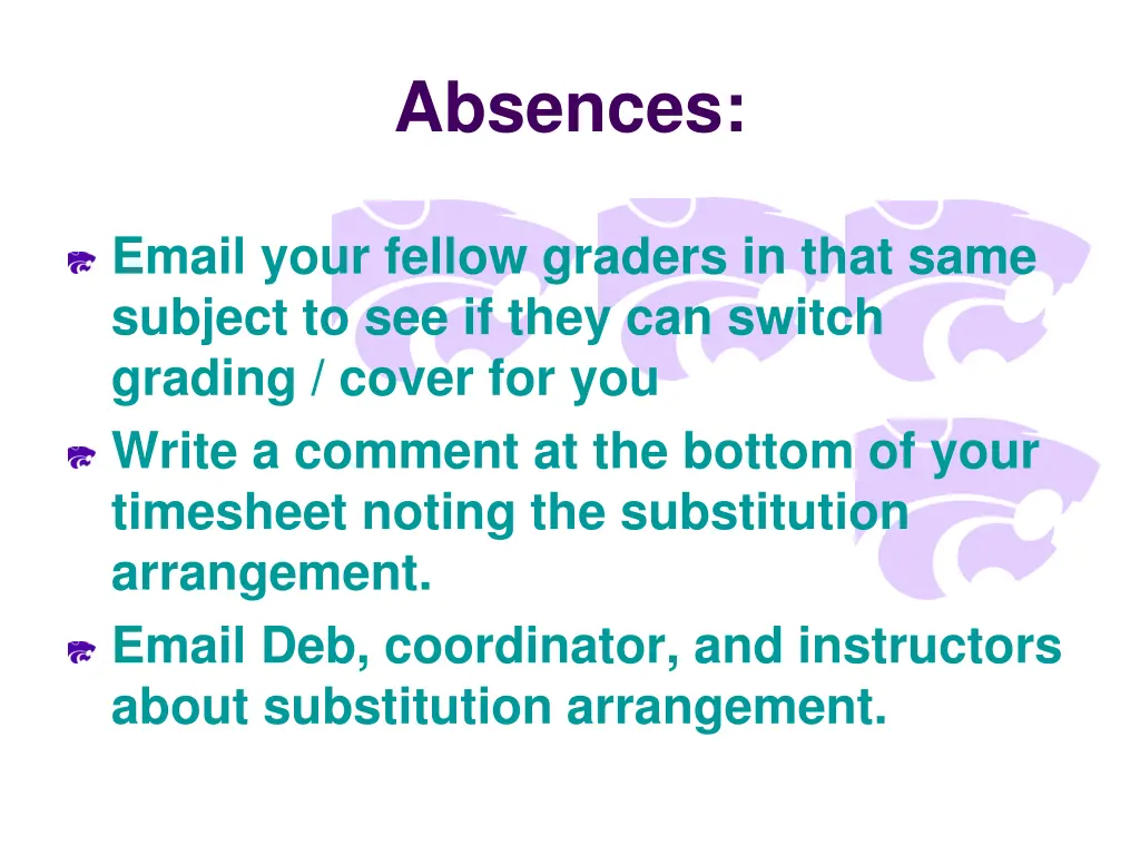 absences