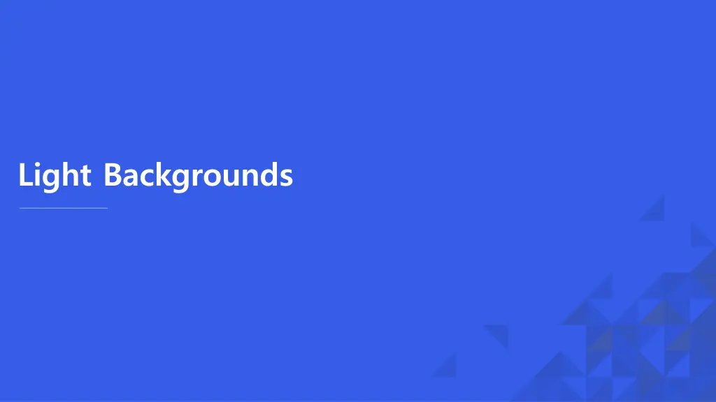 light backgrounds