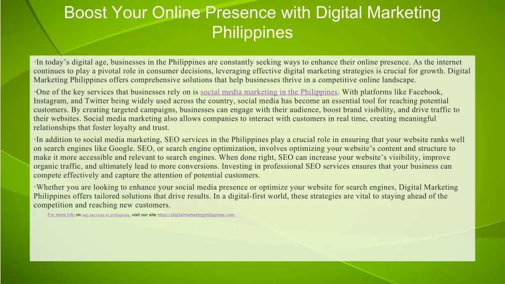 boost your online presence with digital marketing