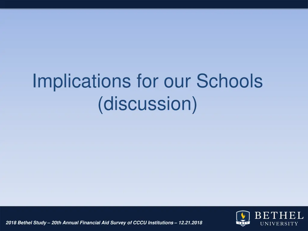 implications for our schools discussion
