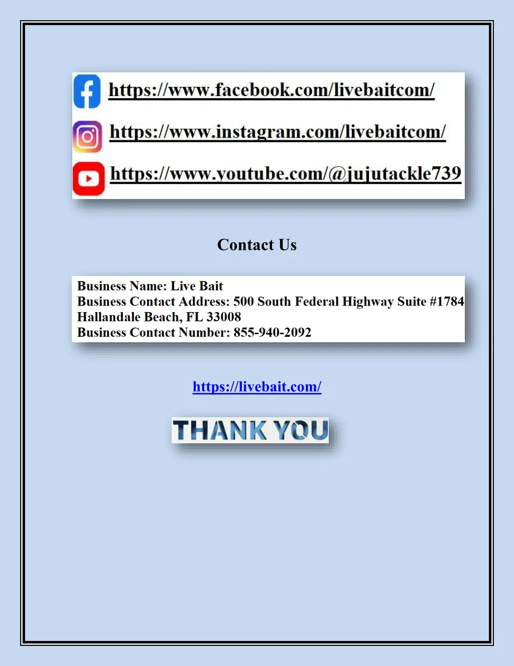 contact us