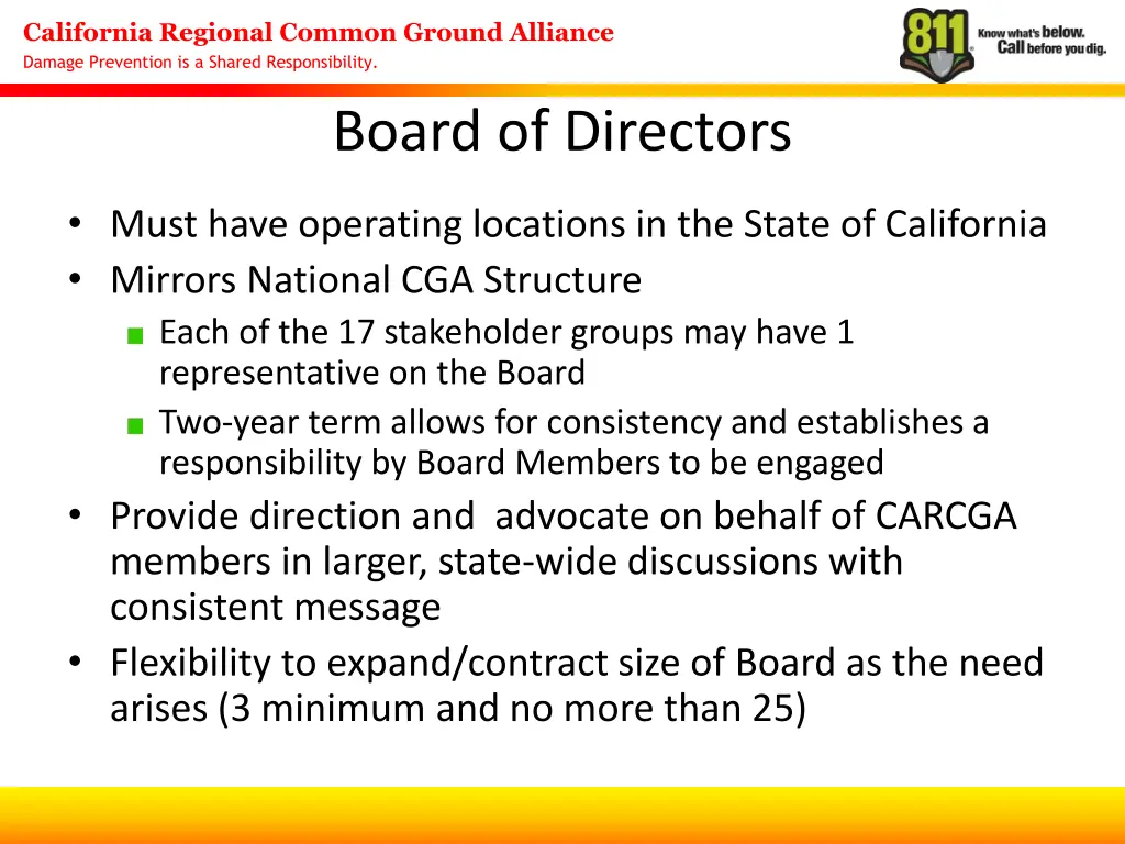 california regional common ground alliance 10