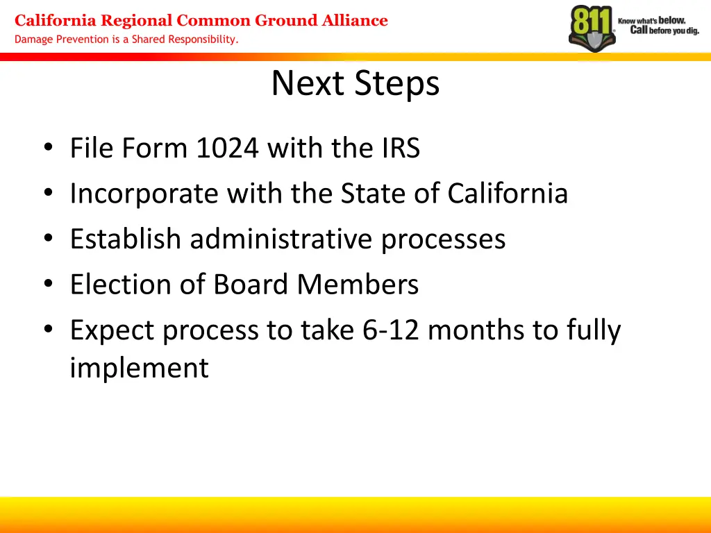 california regional common ground alliance 11