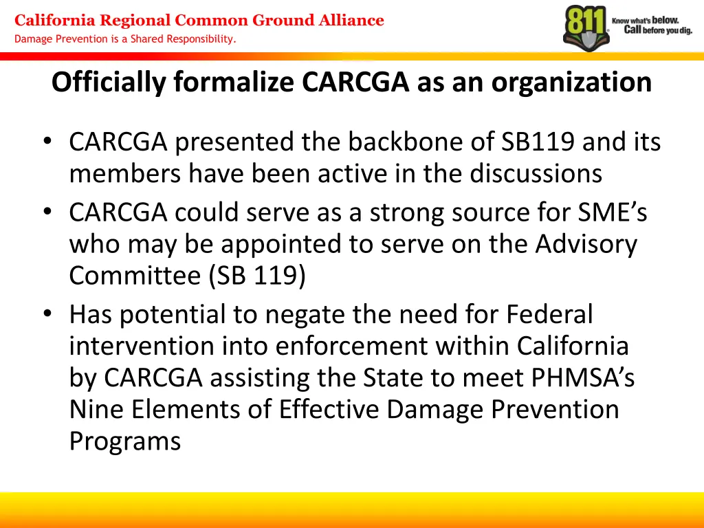 california regional common ground alliance 5