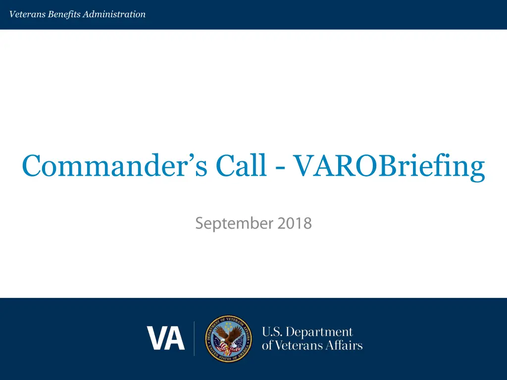 veterans benefits administration