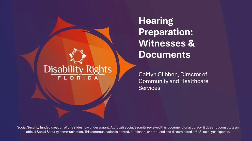 hearing preparation witnesses documents
