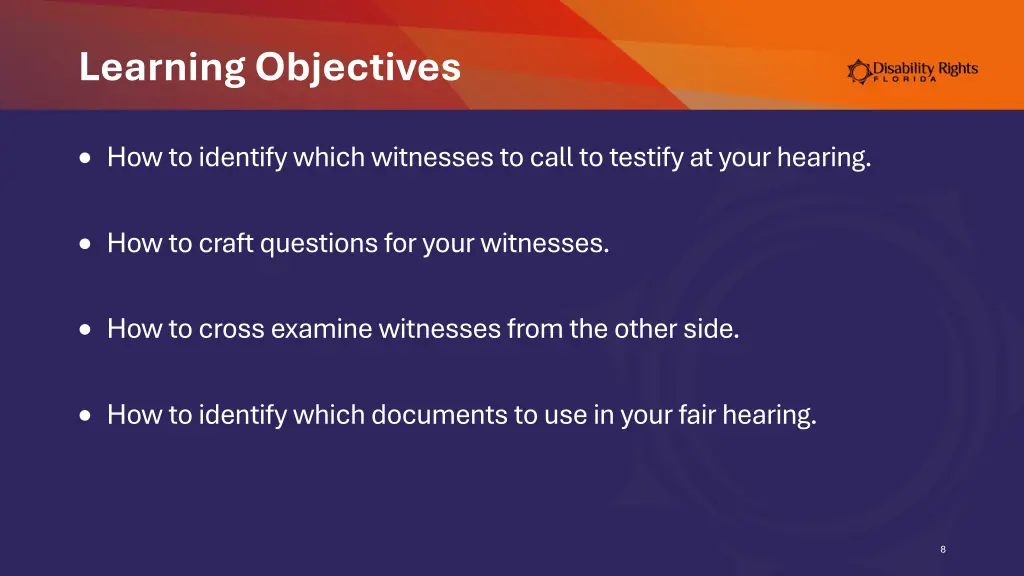learning objectives