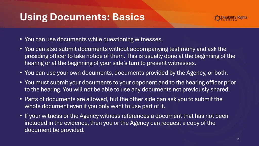 using documents basics