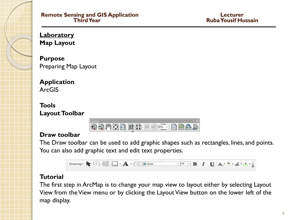 remote sensing and gis application lecturer third 2