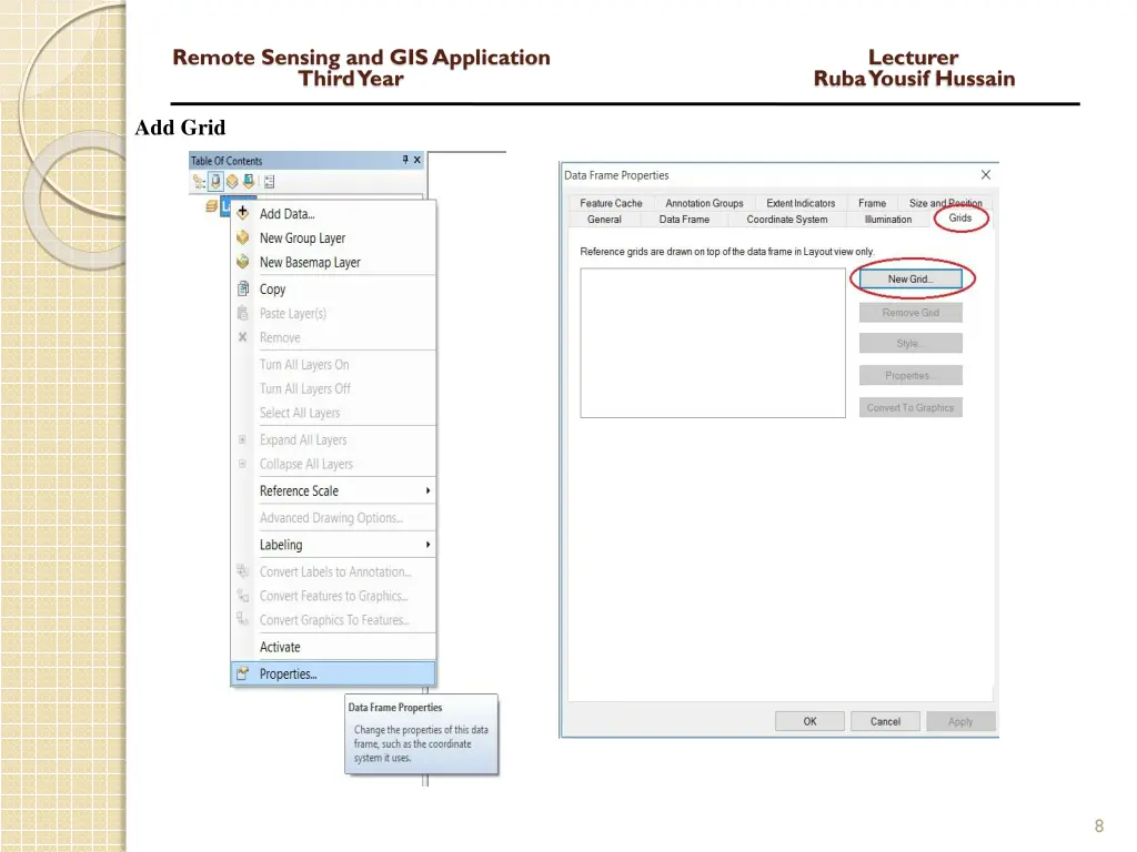 remote sensing and gis application lecturer third 6