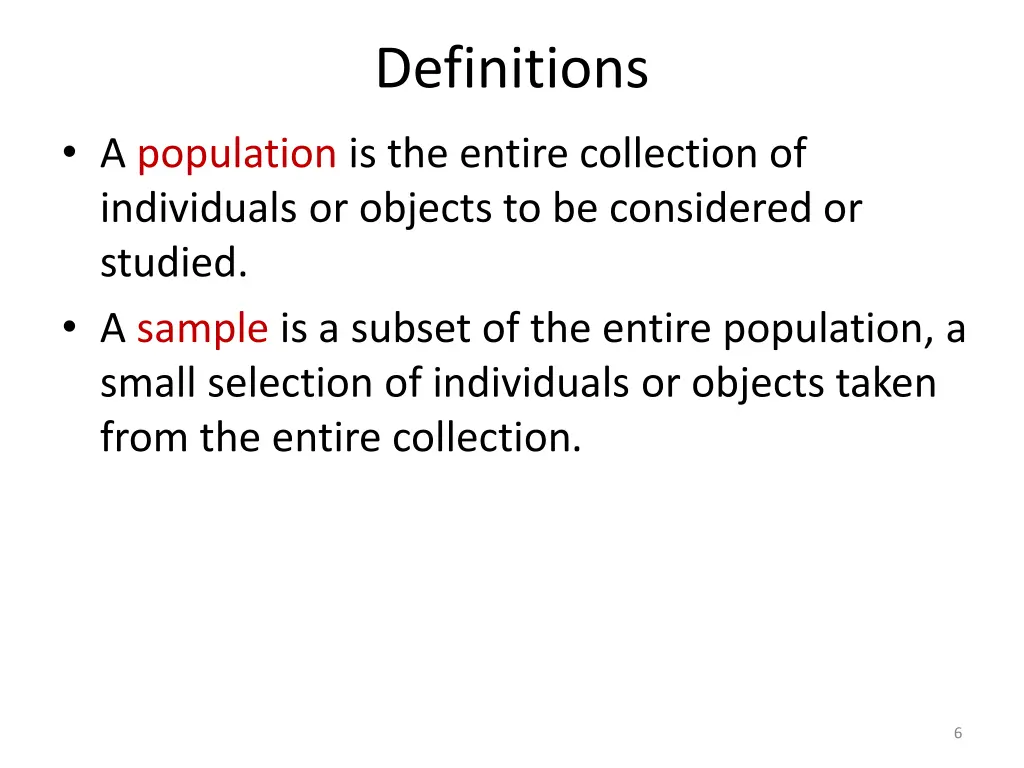 definitions